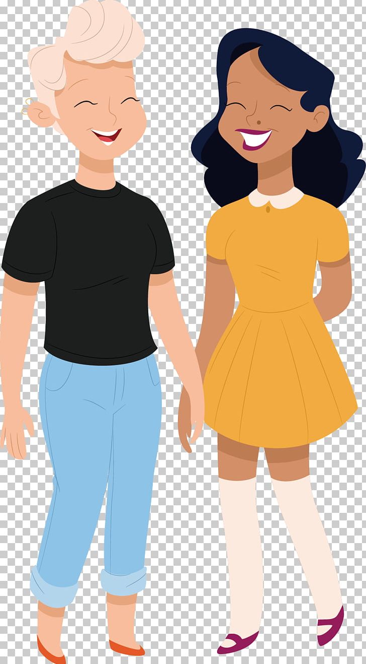 Couple PNG, Clipart, Abdomen, Arm, Boy, Cartoon, Child Free PNG Download