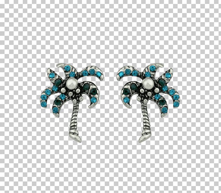 Turquoise Earring Body Jewellery Silver PNG, Clipart, Body Jewellery, Body Jewelry, Coconut Tree, Earring, Earrings Free PNG Download