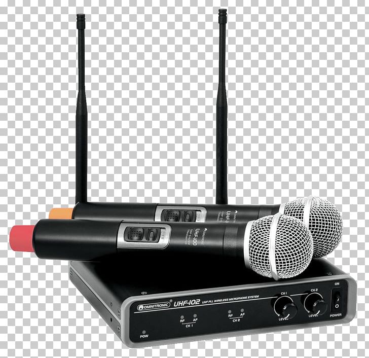 Wireless Microphone Sound Transmitter Ultra High Frequency PNG, Clipart, Audio, Audio Equipment, Electronic Instrument, Electronics, Headset Free PNG Download
