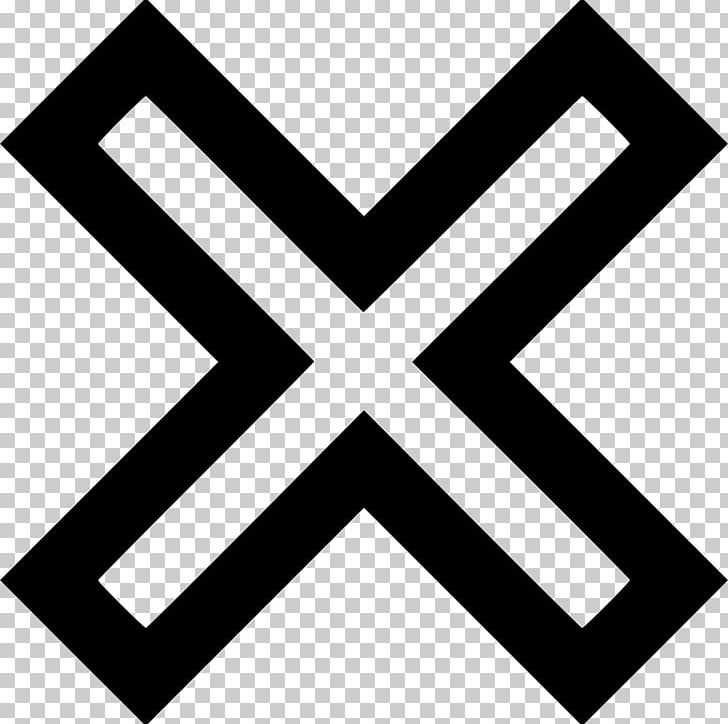 X Mark Sign Computer Icons Red PNG, Clipart, Angle, Area, Black, Black And White, Brand Free PNG Download