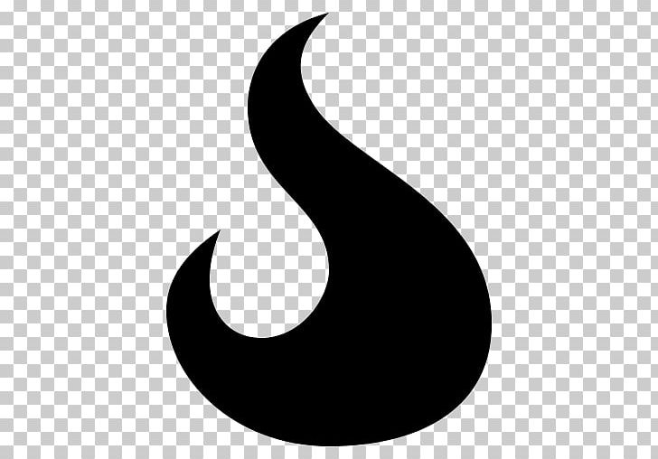 Computer Icons Symbol PNG, Clipart, Black, Black And White, Computer Icons, Crescent, Fire Free PNG Download