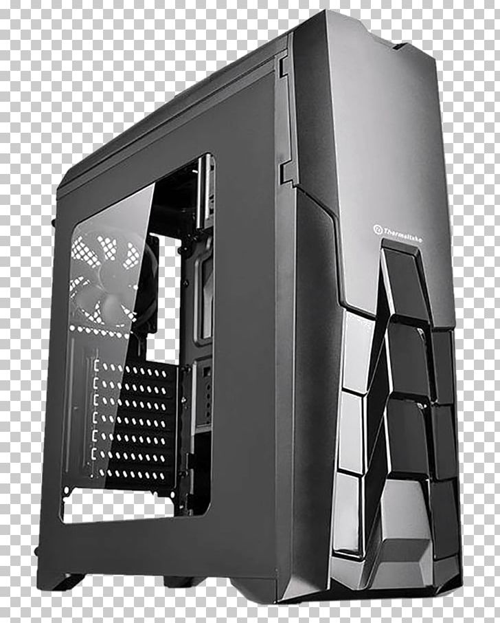 Computer Cases & Housings Power Supply Unit MicroATX Thermaltake PNG, Clipart, Atx, Black And White, Case, Computer, Computer Case Free PNG Download