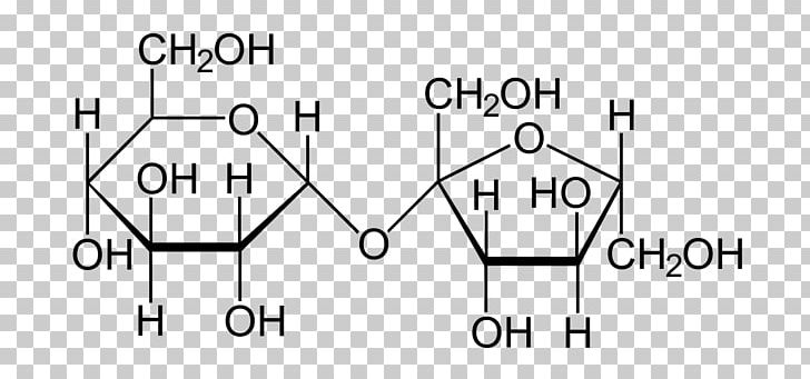 Sucrose Structural Formula Fructose Chemical Formula Molecule PNG, Clipart, Angle, Area, Black And White, Brand, Chemical Structure Free PNG Download