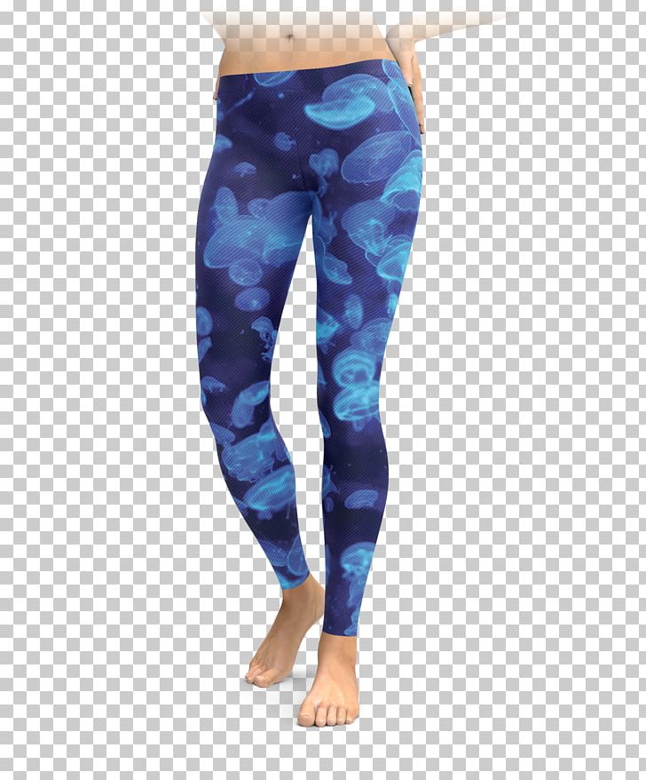 T-shirt Leggings Yoga Pants Top PNG, Clipart, Blue, Blue Jellyfish, Capri Pants, Clothing, Crop Top Free PNG Download
