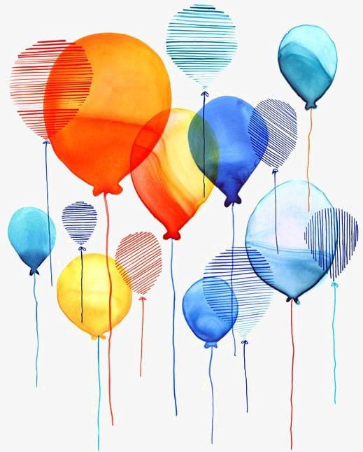 Balloon PNG, Clipart, Balloon Clipart, Balloons, Colored, Colored Balloons, Creative Free PNG Download