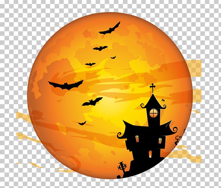 Halloween Costume Party Trick-or-treating Holiday PNG, Clipart, Calabaza, Decorative Patterns, Full Moon, Guibao, Halloween Free PNG Download