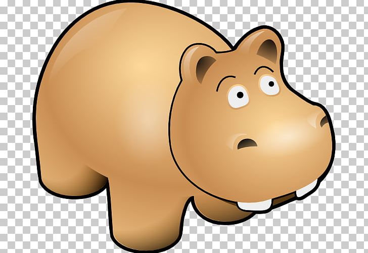 Hippopotamus Cartoon PNG, Clipart, Bear, Carnivoran, Cartoon, Cat Like Mammal, Dog Like Mammal Free PNG Download