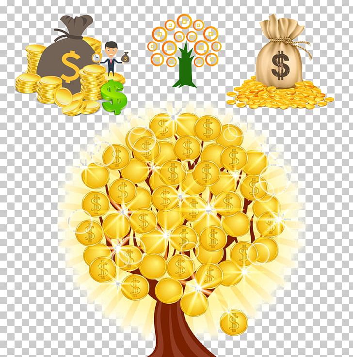 Money Coin Tree Gold PNG, Clipart, Accessories, Bag, Bank, Cuisine, Cut Flowers Free PNG Download