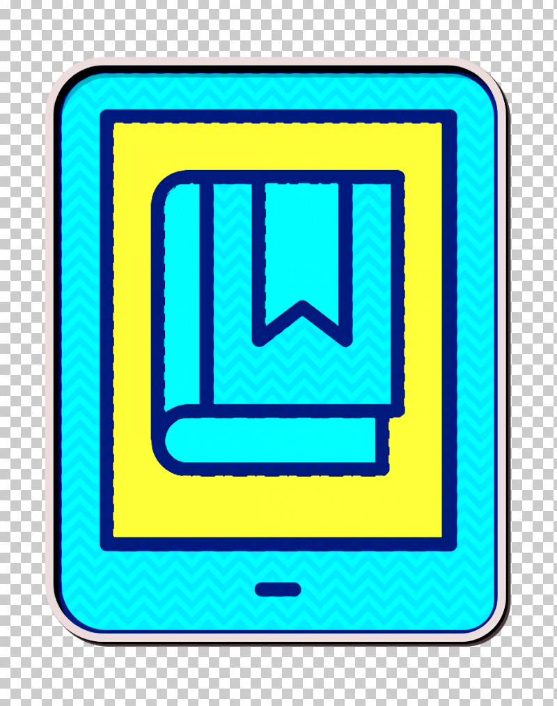 School Icon Ebook Icon PNG, Clipart, Ebook Icon, Electric Blue, Line, Rectangle, School Icon Free PNG Download