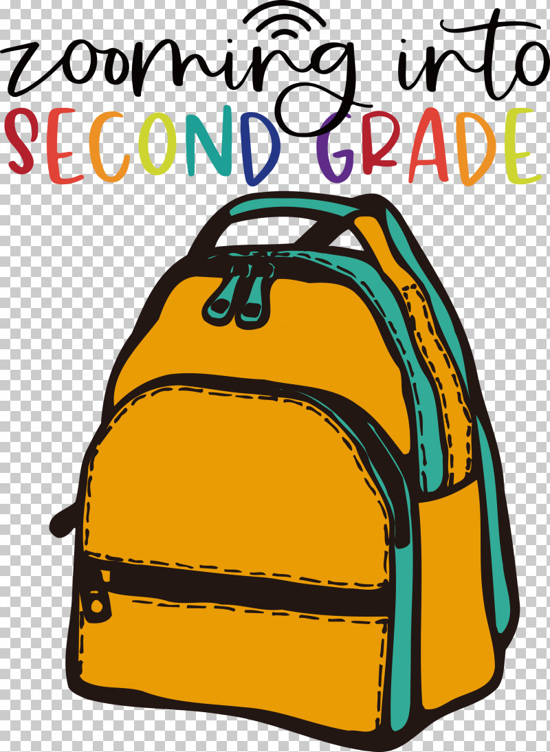 Back To School Second Grade PNG, Clipart, Backpack, Back To School, Bag, Coloring Book, Drawing Free PNG Download