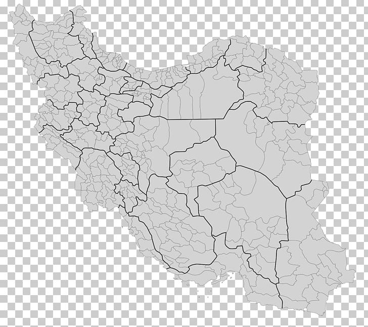 Counties Of Iran Ostan Map Geography PNG, Clipart, Administrative Division, Administrative Divisions Of Iran, Area, Bakhsh, Black And White Free PNG Download