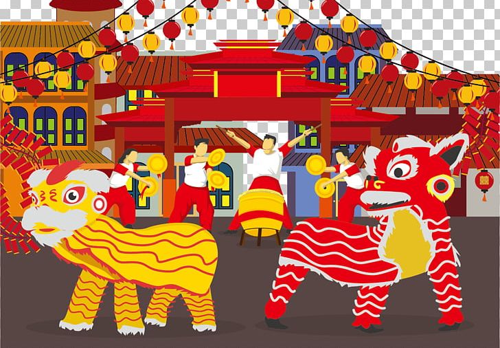 Lion Dance Festival Lunar New Year PNG, Clipart, Acrobatics, Cartoon, Cartoon Character, Cartoon Eyes, Cartoons Free PNG Download