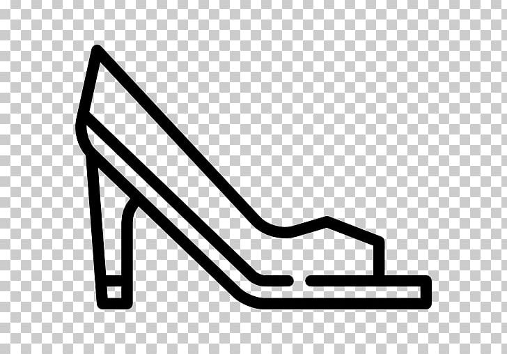 Peep-toe Shoe Computer Icons High-heeled Shoe PNG, Clipart, Area, Black, Black And White, Boot, Brand Free PNG Download