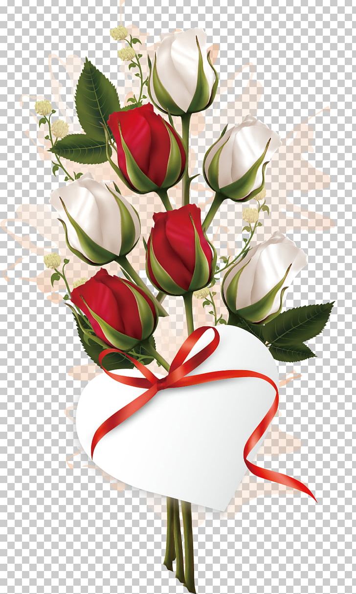 Rose Valentines Day Flower Bouquet Png Clipart Artificial Flower