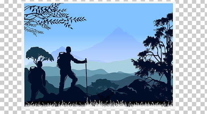 Mountaineering Silhouette Backpacking PNG, Clipart, Animals, Backpack, Backpacking, Climbing, Computer Wallpaper Free PNG Download