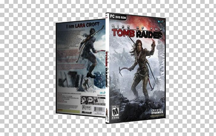 Rise Of The Tomb Raider Square Enix Video Game Poster PNG, Clipart, Action Figure, Advertising, Dvd, Film, Pc Game Free PNG Download