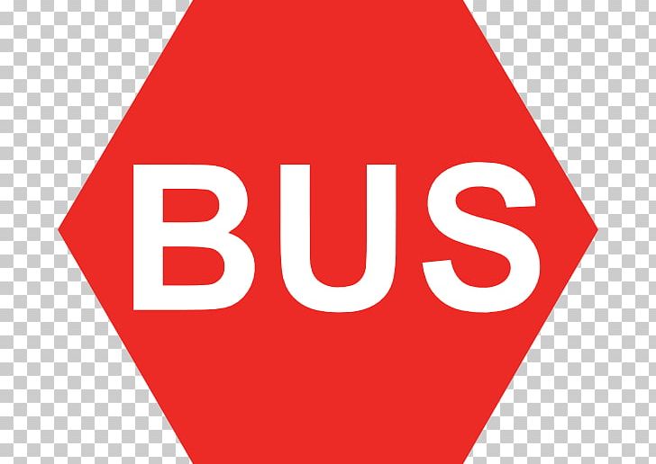 Logo Bus Red Hexagon Sign PNG, Clipart, Area, Brand, Bus, Hexagon, Line Free PNG Download