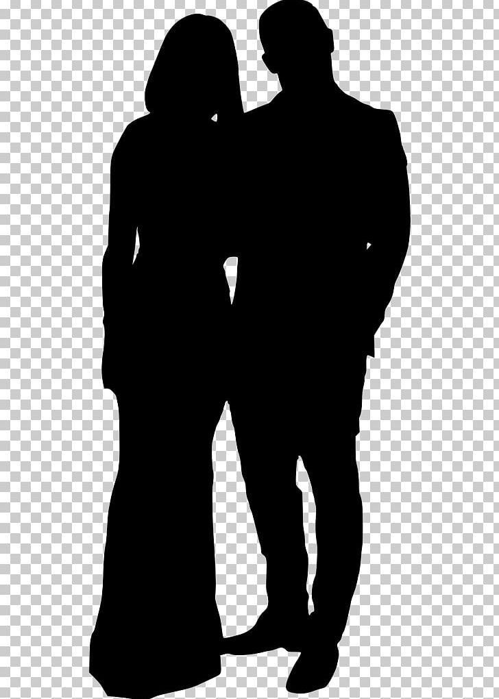 Silhouette Black And White PNG, Clipart, Animals, Black, Black And White, Couple, Desktop Wallpaper Free PNG Download