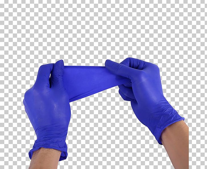 Medical Glove Nitrile Rubber Disposable PNG, Clipart, Arm, Cleaning, Cobalt Blue, Disposable, Electric Blue Free PNG Download