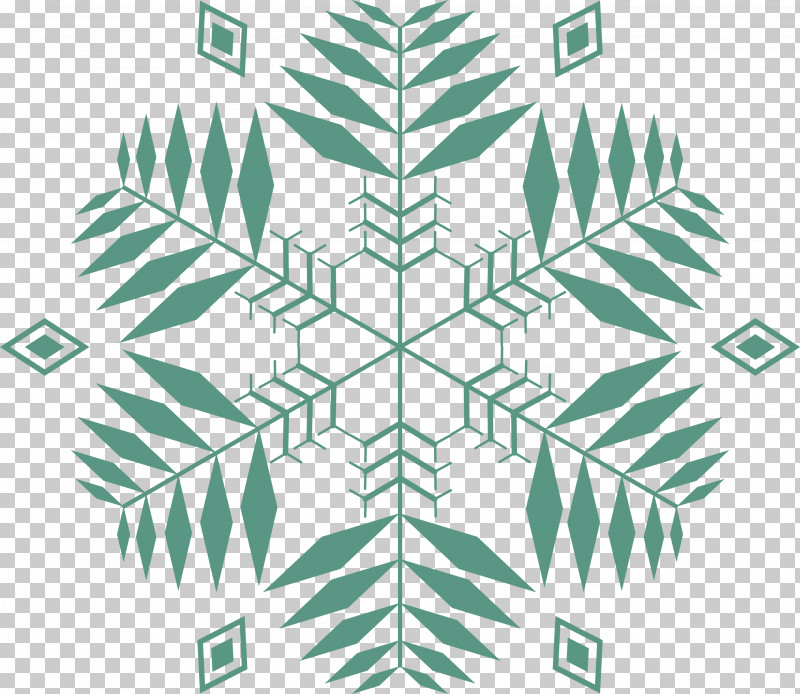 Snowflake Winter Christmas PNG, Clipart, Christmas, Leaf, Line, Plant, Snowflake Free PNG Download
