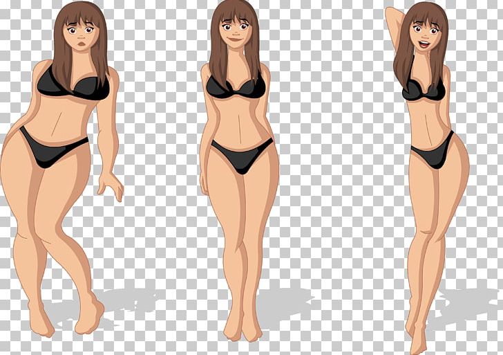 Woman Adipose Tissue Weight Loss PNG, Clipart, Abdomen, Adipose Tissue, Arm, Brown Hair, Cartoon Free PNG Download