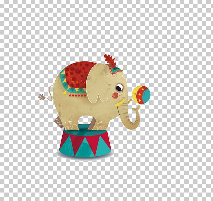 Performance Circus Elephant Illustration PNG, Clipart, Animal, Art, Baby Elephant, Cartoon, Circus Free PNG Download