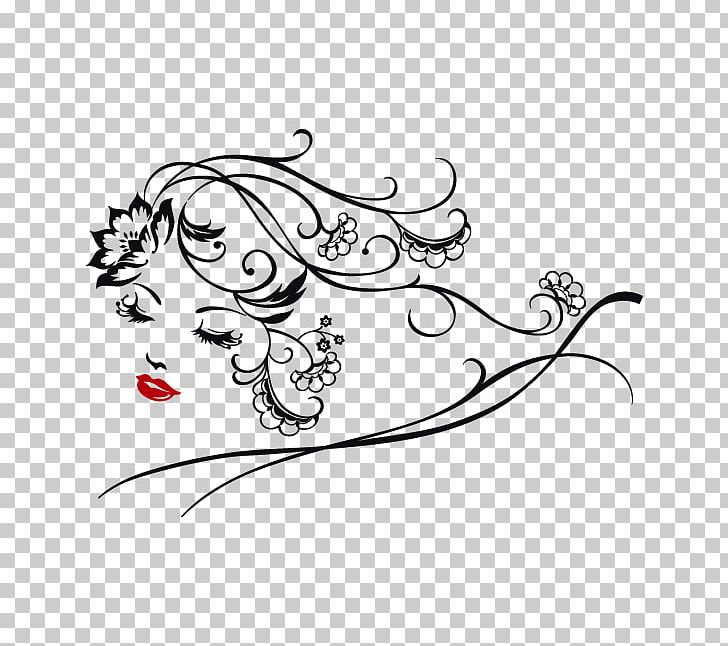 How A Female Thinks Beauty Parlour Wall Decal Woman PNG, Clipart, Area, Art, Artwork, Barber, Black Free PNG Download