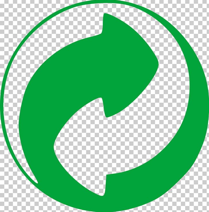 Green Dot Recycling Symbol Packaging And Labeling PNG, Clipart, Area, Circle, Crescent, Ecoemballages Sa, Grass Free PNG Download