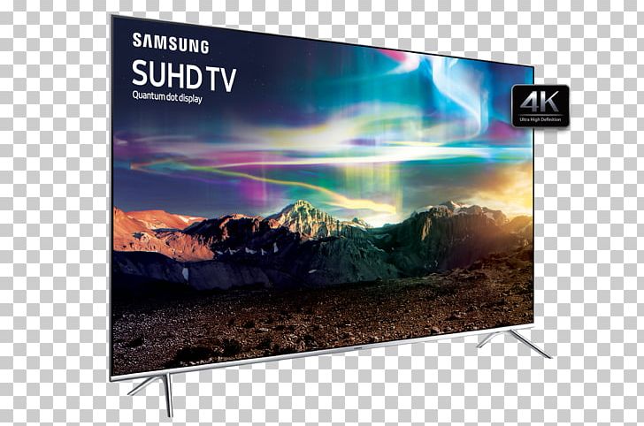 4K Resolution Smart TV Samsung LED-backlit LCD Ultra-high-definition Television PNG, Clipart, 4k Resolution, Advertising, Computer Monitor, Display Advertising, Display Device Free PNG Download