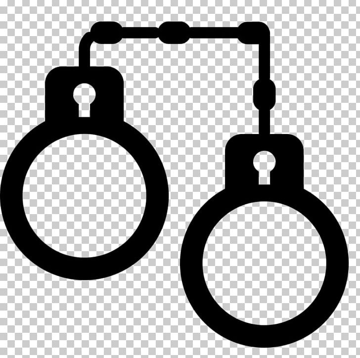 Handcuffs Computer Icons Police PNG, Clipart, Arrest, Black And White, Circle, Computer Icons, Crime Free PNG Download