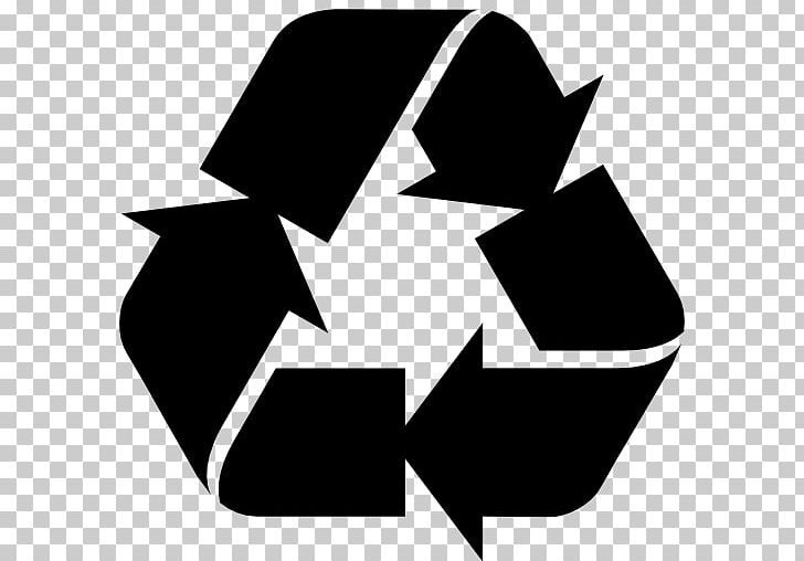 Recycling Symbol Waste PNG, Clipart, Angle, Area, Black, Black And White, Computer Icons Free PNG Download