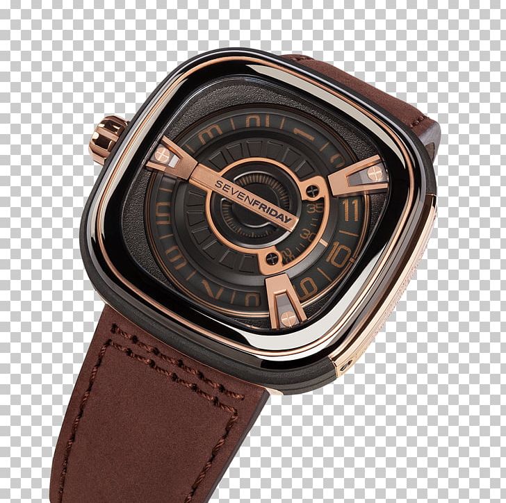 Sevenfriday M2/02 Watch Clock PNG, Clipart, Accessories, Automatic Watch, Baselworld, Brand, Brown Free PNG Download