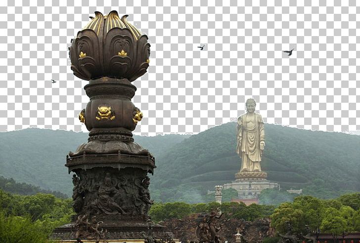 Grand Buddha At Ling Shan Lingshanshengjing Tourist Attraction Tourism Buddhahood PNG, Clipart, Attractions, Buddha, Buddharupa, Buddhist Temple, Building Free PNG Download