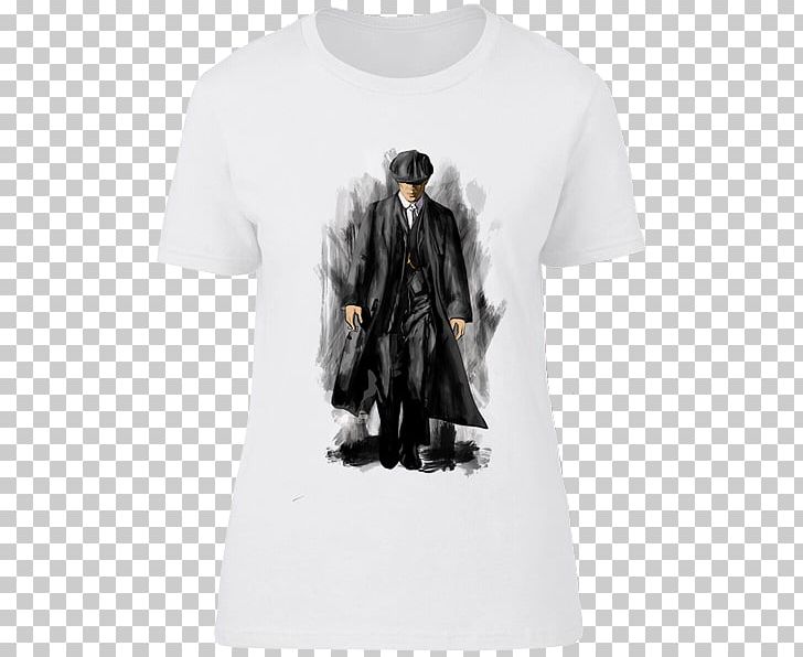 T-shirt Tommy Shelby White Sleeve PNG, Clipart, Birmingham, Blue, Clothing, Collar, Grey Free PNG Download