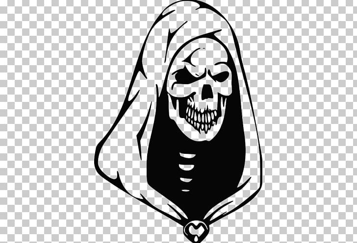 Sticker Death Decal Graphics PNG, Clipart, Artwork, Black, Black And White, Bone, Calavera Free PNG Download