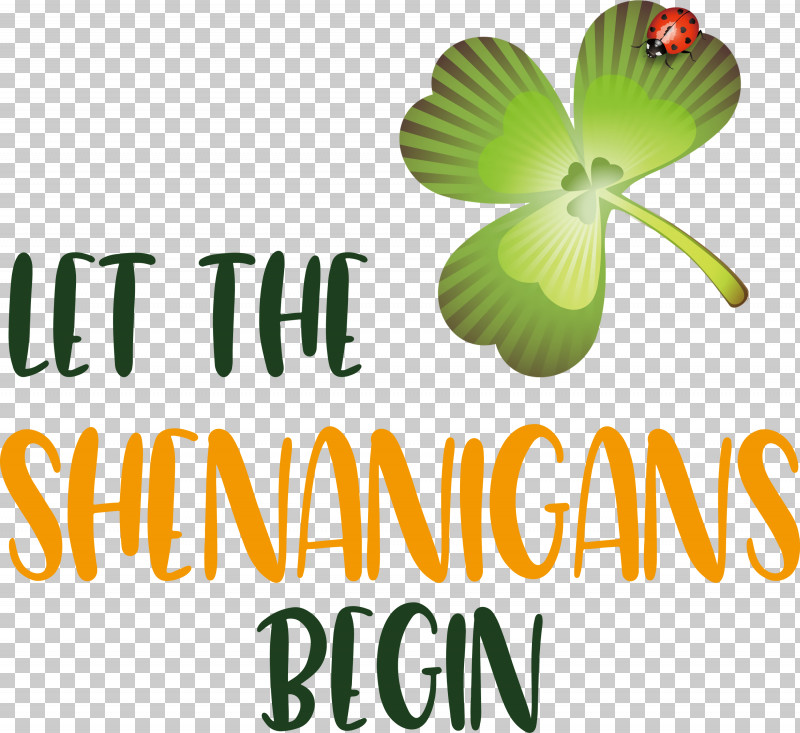 Shenanigans Patricks Day Saint Patrick PNG, Clipart, Flower, Fruit, Leaf, Logo, M Free PNG Download