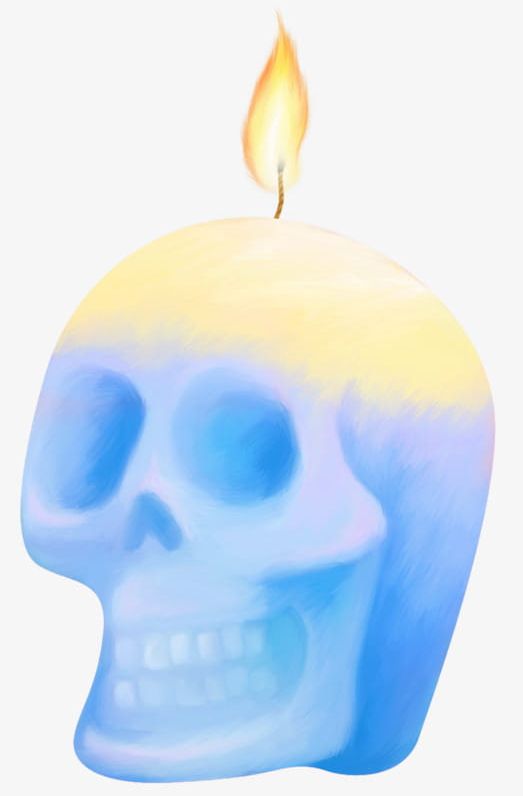 Skull Candle PNG, Clipart, Candle, Candle Clipart, Candle Clipart, Flames, Halloween Free PNG Download