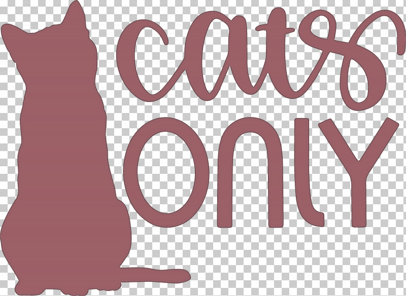 Cats Only Cat PNG, Clipart, Biology, Cat, Catlike, Logo, Meter Free PNG Download