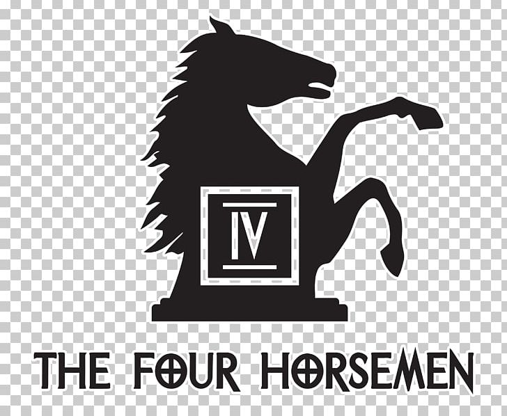 Logo Four Horsemen Of The Apocalypse Pub Ale Beer PNG, Clipart, Ale, Bar, Beer, Black And White, Brand Free PNG Download