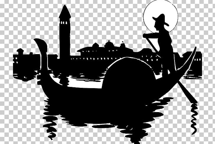 Venice Gondola PNG, Clipart, Black, Black And White, Download, Drawing, Gondola Free PNG Download