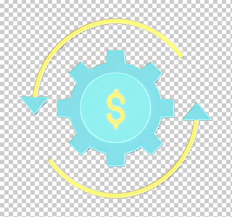 Investment Icon Gear Icon Revenue Icon PNG, Clipart, Circle, Electric Blue, Emblem, Gear Icon, Investment Icon Free PNG Download