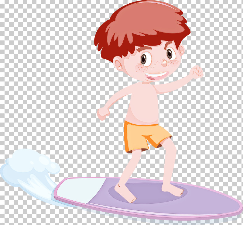 Cartoon Pink Surfing Play Child PNG, Clipart, Balance, Boardsport, Cartoon, Child, Pink Free PNG Download