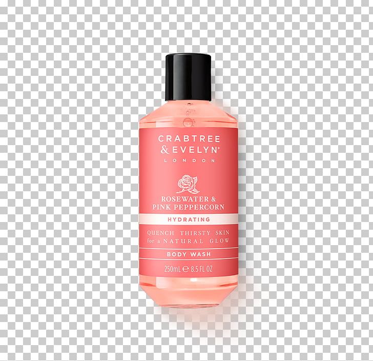 Shower Gel Rose Water Lotion Crabtree & Evelyn Body Wash Pink Peppercorn PNG, Clipart, Bathing, Black Pepper, Cosmetics, Crabtree Evelyn, Gel Free PNG Download