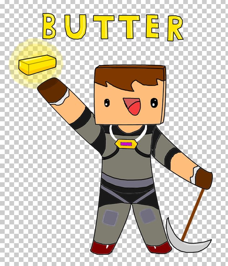 YouTuber Butter Minecraft Drawing PNG, Clipart, Adam Dahlberg, Art, Butter, Cartoon, Desktop Wallpaper Free PNG Download