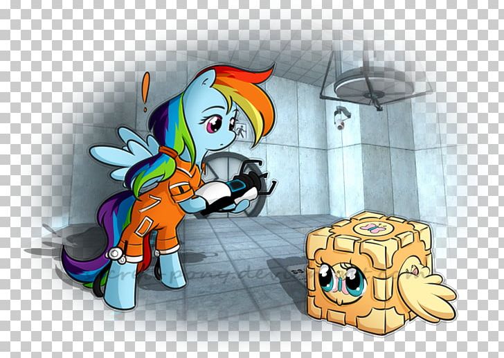 Rainbow Dash Portal 2 Them's Fightin' Herds Pinkie Pie PNG, Clipart, Art, Cartoon, Deviantart, Fiction, Fictional Character Free PNG Download