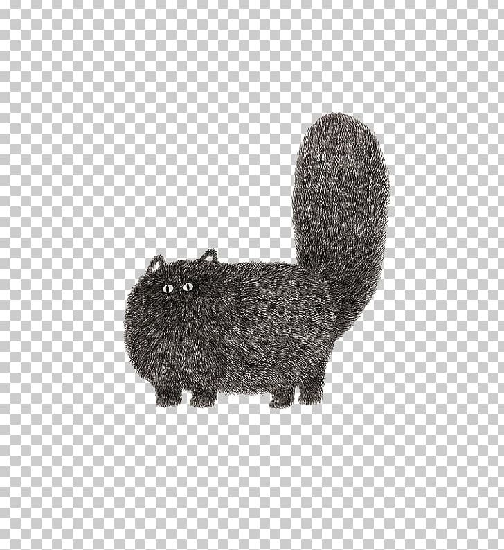 Black Cat Kitten Drawing Illustration PNG, Clipart, Animals, Art, Black, Black And White, Carnivoran Free PNG Download