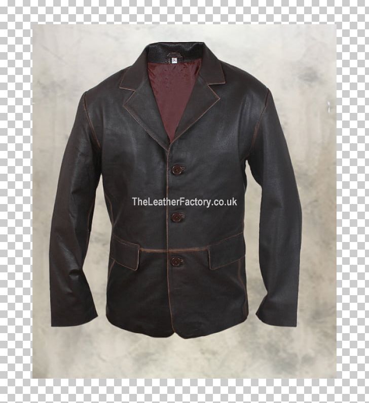 Leather Jacket Blazer Single-breasted PNG, Clipart, Blazer, Button, Clothing, Coat, Collar Free PNG Download