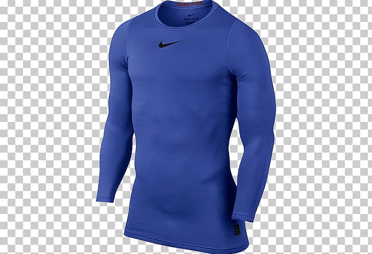 T-shirt Sleeve Nike Clothing Sweater PNG, Clipart, Active Shirt, Adidas, Blue, Clothing, Cobalt Blue Free PNG Download