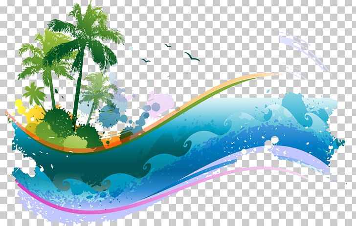 Tropics Drawing PNG, Clipart, Aqua, Computer Wallpaper, Desktop Wallpaper, Drawing, Encapsulated Postscript Free PNG Download