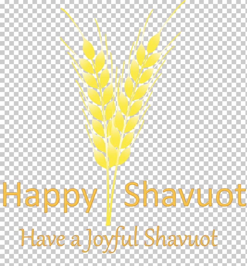 Yellow Font Text Line Leaf PNG, Clipart, Grass Family, Happy Shavuot, Leaf, Line, Logo Free PNG Download